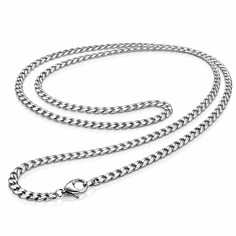 LGT Jewels Cubaanse koord ketting Zilver Gourmet Schakel 3mm-50cm