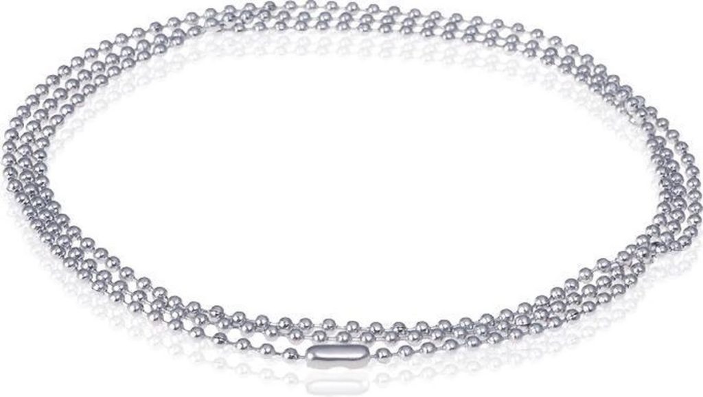 LGT Jewels Dogtag ketting Edelstaal 2mm-60cm