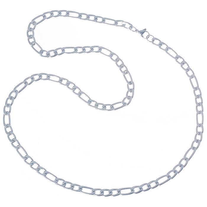 LGT Jewels Figaro Edelstaal ketting 6mm-56cm