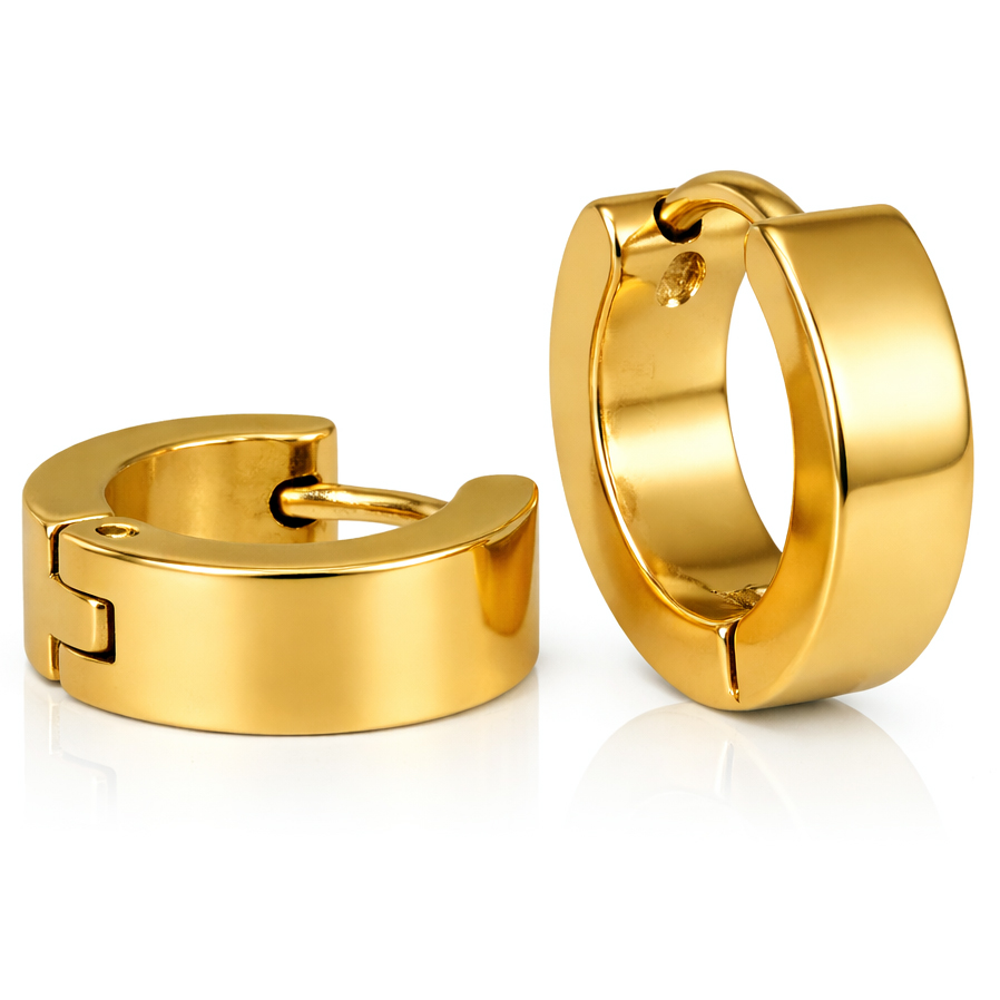 LGT Jewels Oorringen Edelstaal Goudkleurig
