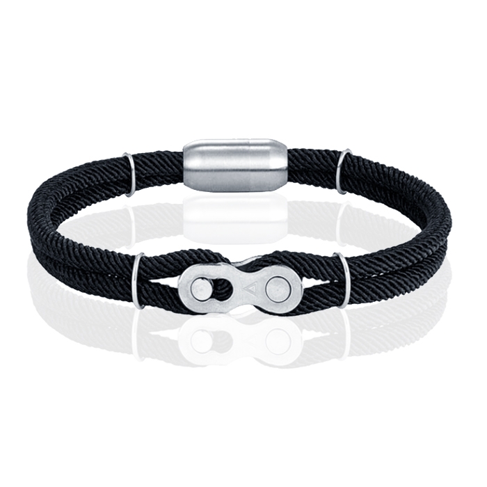 LGT JWLS Armband – Locomotief Zwart-19cm