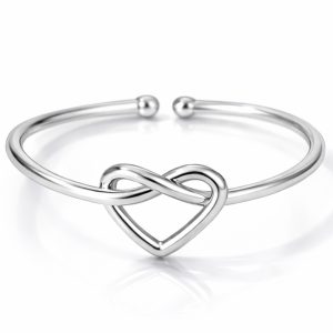 LGT JWLS Dames Ring One Size Zilverkleurig Hart