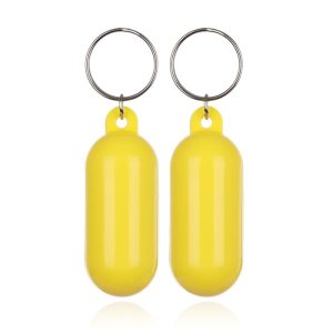 LGT JWLS Drijvende Sleutelhanger Geel – Mini Fender – Set van 2