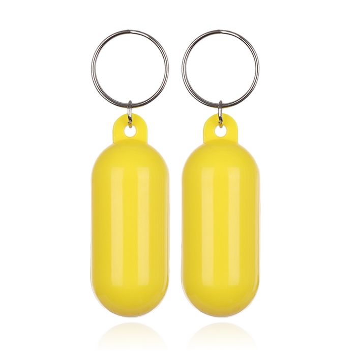 LGT JWLS Drijvende Sleutelhanger Geel – Mini Fender – Set van 2