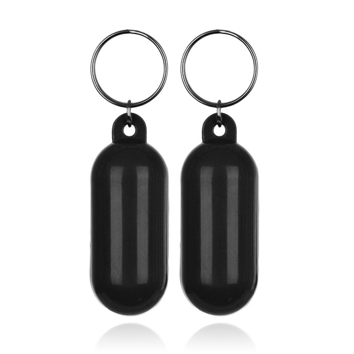 LGT JWLS Drijvende Sleutelhanger Zwart – Mini Fender – Set van 2