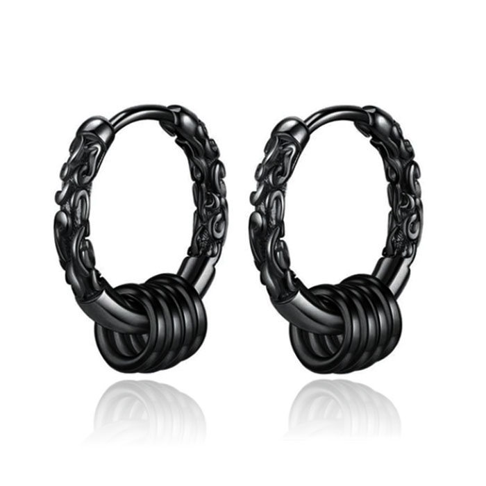 LGT JWLS Oorringen mannen – Rings Gunmetal