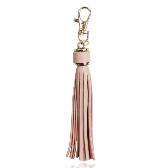 LGT JWLS Sleutelhanger Handtas Kwastje – Oud Roze