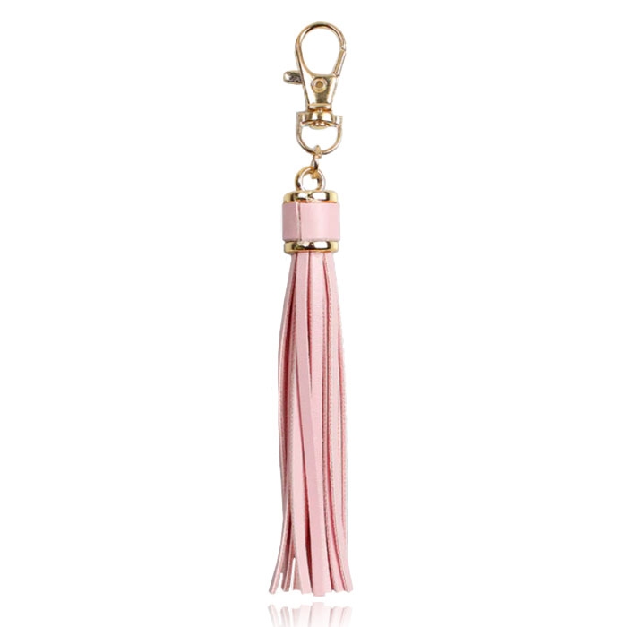 LGT JWLS Sleutelhanger Handtas Kwastje – Roze