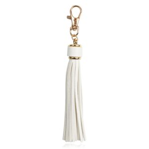 LGT JWLS Sleutelhanger Handtas Kwastje – Wit