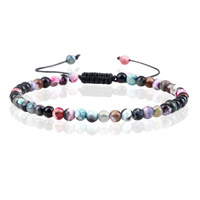 Memphis Fire Armband Natuursteen Kralen – Fire Mix