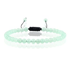 Memphis Fire Armband Natuursteen Kralen – Green Agate