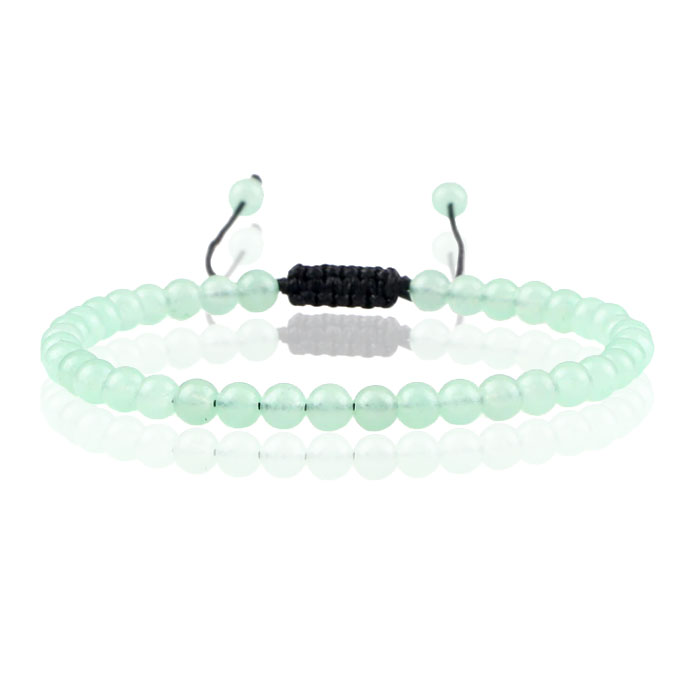 Memphis Fire Armband Natuursteen Kralen – Green Agate