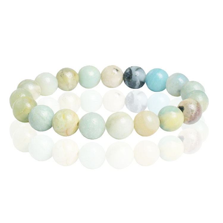 Memphis Natuursteen Armband 10mm – Amazonite