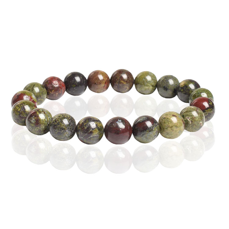 Memphis Natuursteen Armband 10mm – Dragon Blood Stone