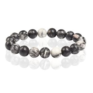 Memphis Natuursteen Armband 10mm – Picasso Stone