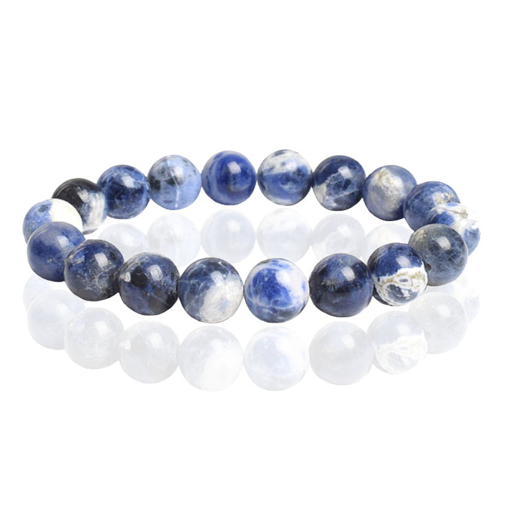 Memphis Natuursteen Armband 10mm – Sodalite