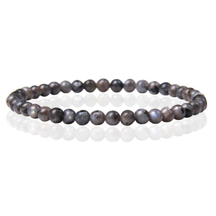Memphis Natuursteen Armband – 4mm Labradorite