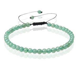 Memphis No.1 Armband – 4mm Groene Aventurijn