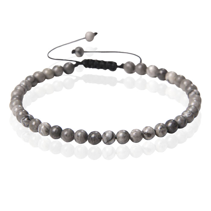 Memphis No.1 Armband – 4mm Map Stone