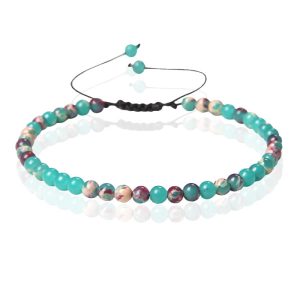 Memphis No.1 Armband – 4mm Shoushan Stone