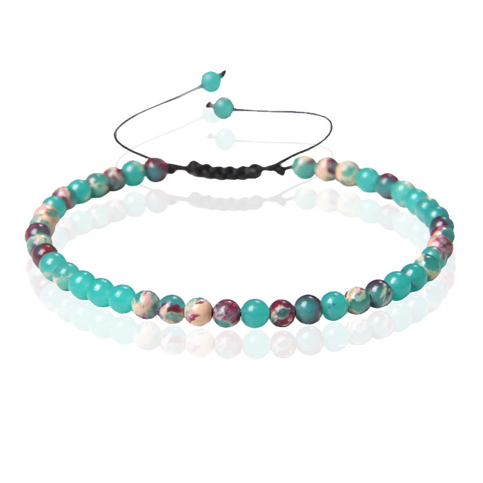 Memphis No.1 Armband – 4mm Shoushan Stone