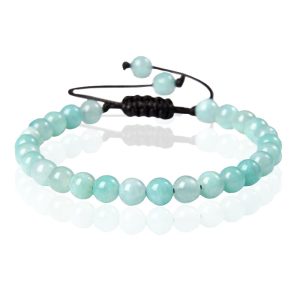 Memphis No.2 Natuursteen Armband Dames – 6mm Angle Stone
