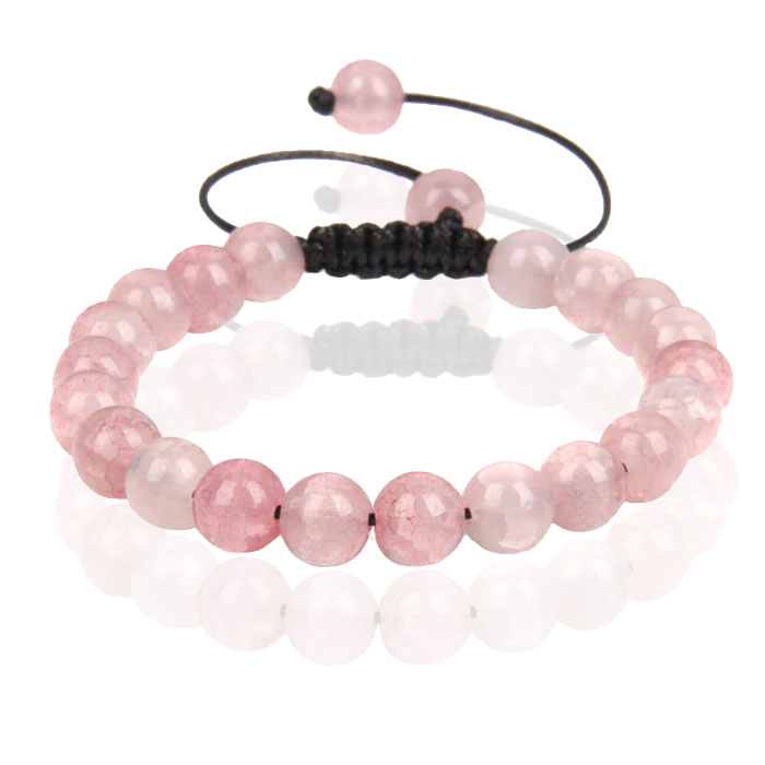 Memphis No.3 Dames Armband – 8mm Light Pink