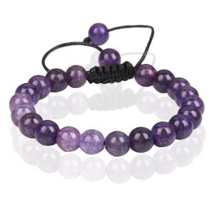 Memphis No.3 Dames Armband – 8mm Purple