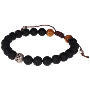 Memphis armband Agaat Tibetaanse kraal