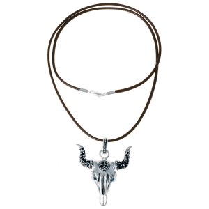 Mendes heren ketting 925 zilver Bull