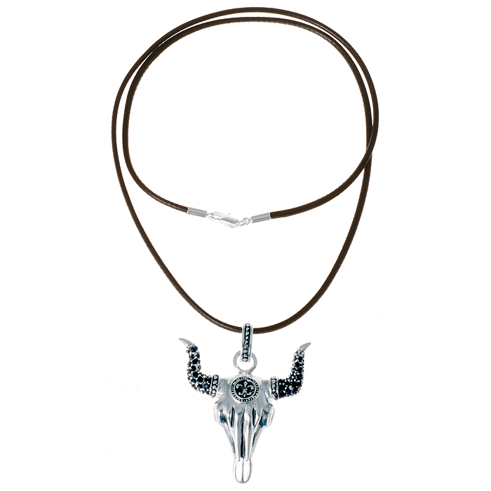 Mendes heren ketting 925 zilver Bull