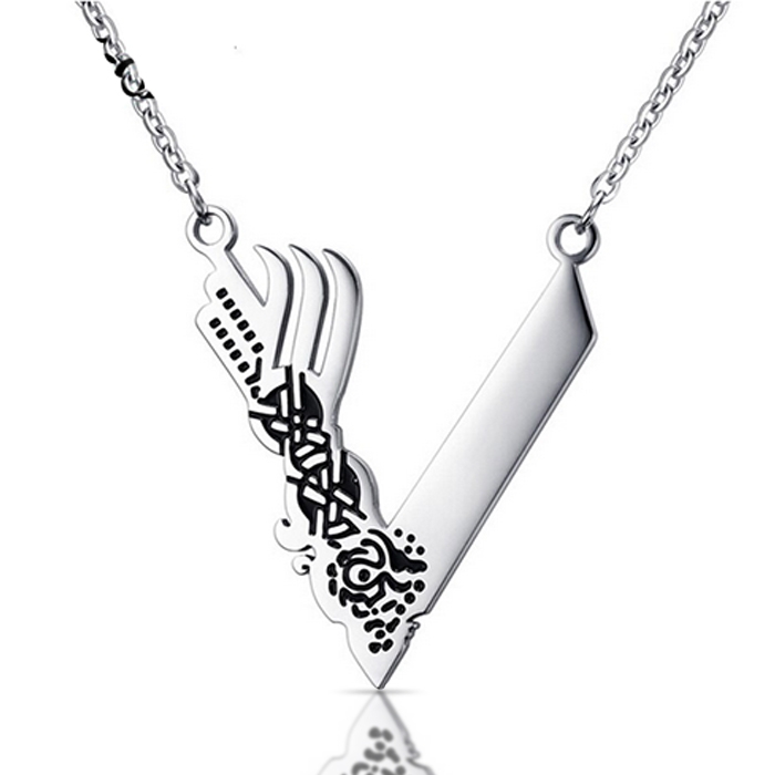 Mendes heren ketting Edelstaal Viking