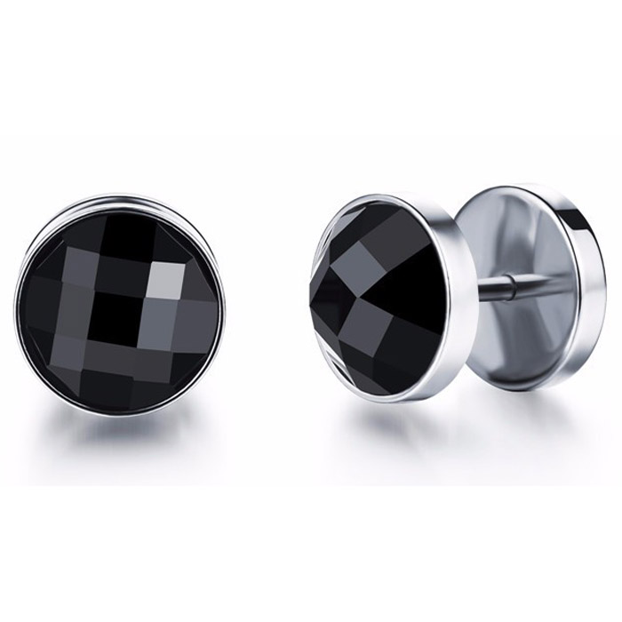 Mendes Jewelry Stud oorbellen Zircon Silver