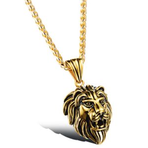 Heren ketting Mendes Leeuw Kettinghanger Goudkleurig