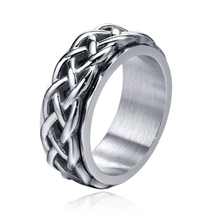 Mendes Ring voor Mannen – Celtic Band Silver-21.5mm