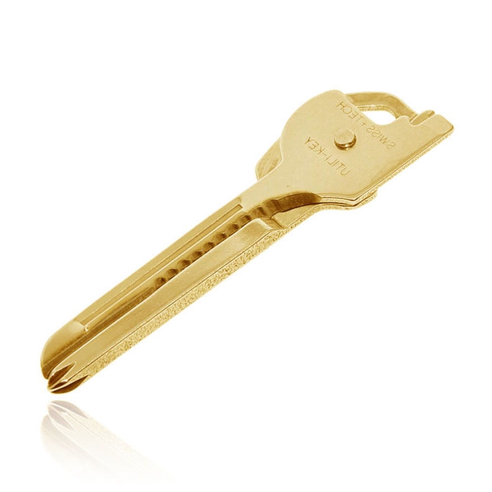 Multifunctionele Sleutelhanger – Key Goudkleurig