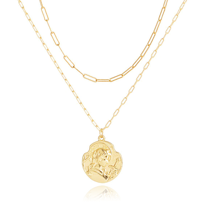 Multilayer Ketting Coin LGT JWLS – 2 lagen