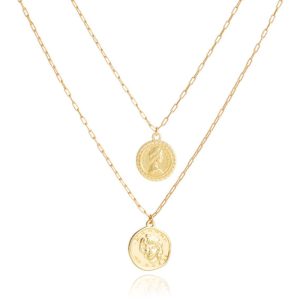 Multilayer Ketting Coins LGT JWLS – 2 lagen