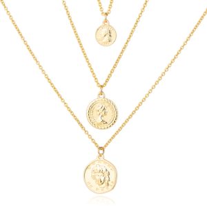 Multilayer Ketting Coins LGT JWLS – 3 lagen