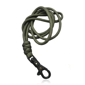 Paracord 50cm met Handige Haak – Army Green Black