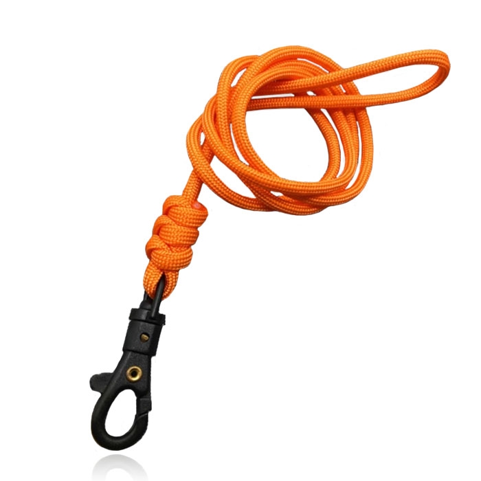 Paracord 50cm met Handige Haak – Orange Black