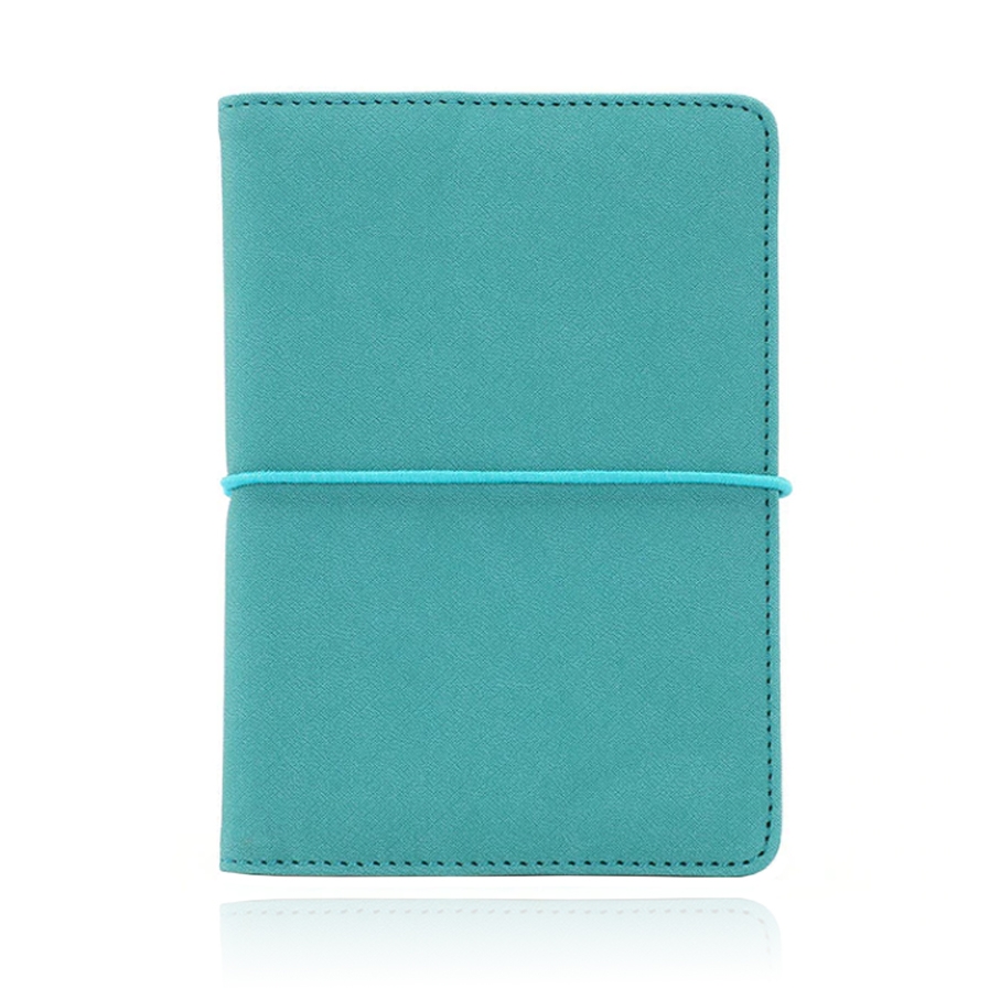Paspoort Cover met elastiek – PU Leer Groen