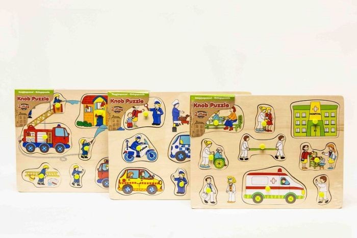 Puzzelplankje Hulpdiensten