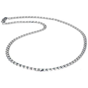 Stalen heren ketting LGT JWLS Gourmet schakel 5mm – 55cm