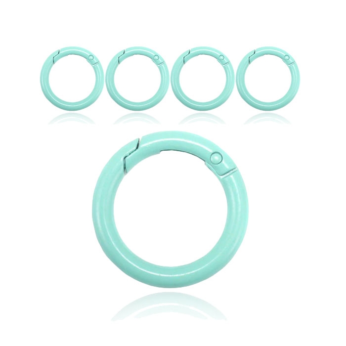 Set van 5 Boho Karabijnhaken – Groen