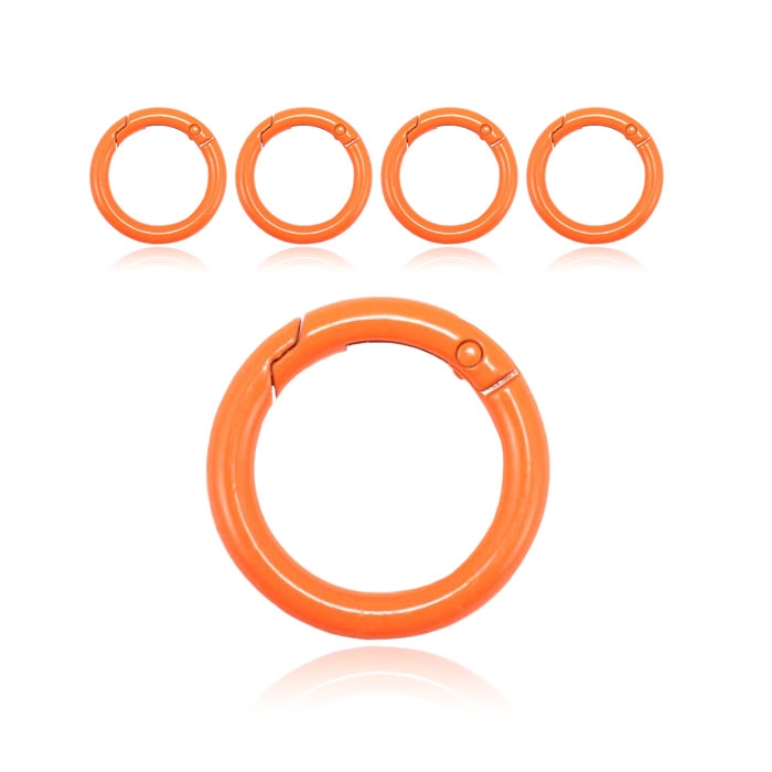 Set van 5 Boho Karabijnhaken – Oranje