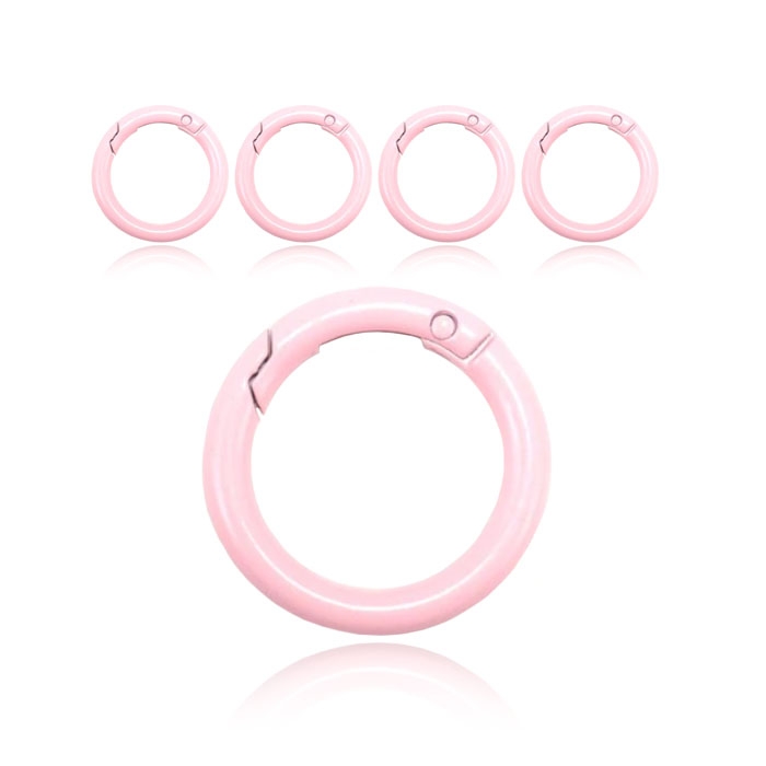 Set van 5 Boho Karabijnhaken – Roze