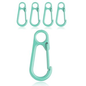 Set van 5 Gekleurde Karabijnhaken – Groen