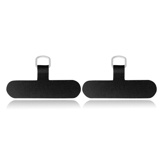 Telefoonpatch Zwart – Set van 2 stuks