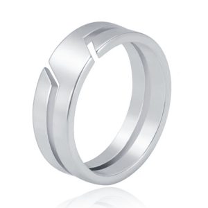 Trendy LGT JWLS Zilveren RVS Ring voor Heren – Stijlvol en Duurzaam-20mm